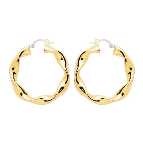 Creoles Or Jaune 18 Carats 750