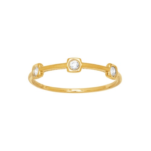 Bagues Or Jaune Diamants