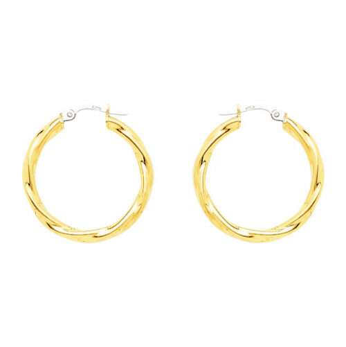 Créoles or jaune 18 carats