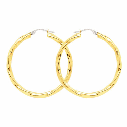 Créoles or jaune 18 carats