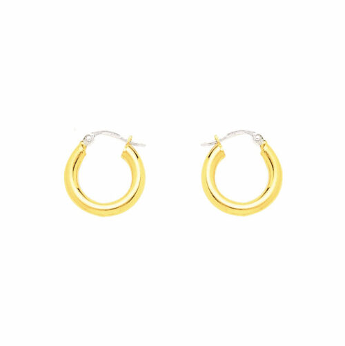 Créoles or jaune 18 carats