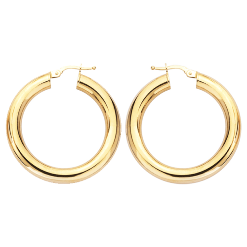 Boucles créoles or jaune