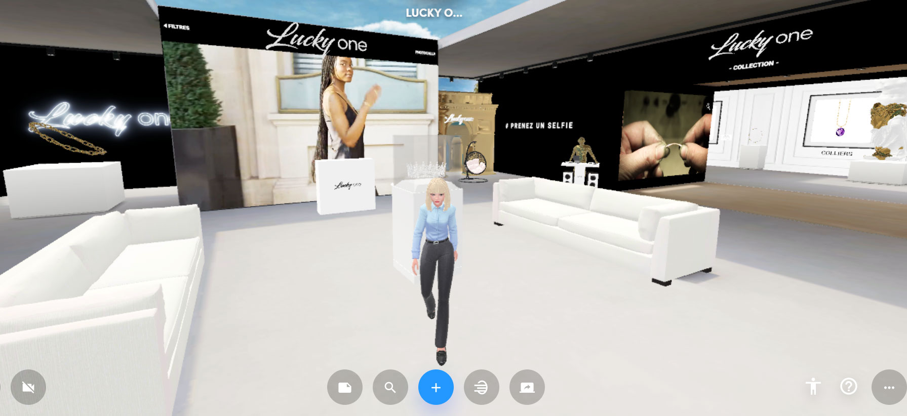 virtual-shop-luxury-metaverse-lucky-one-nft-digital-fashion Boutique Virtuelle