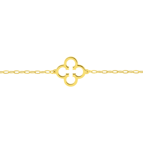 Bracelet trefle or