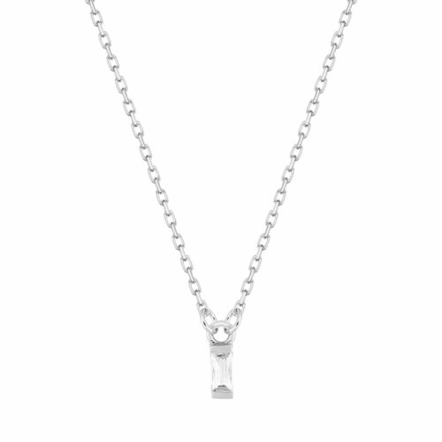 Pendentif Diamant Baguette