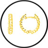 Boucles d'oreilles or