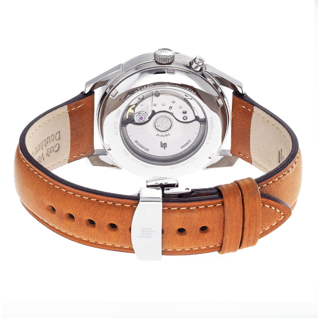 Montre LIP Calendrier Automatique 40mm Cadran Bleu – Image 4