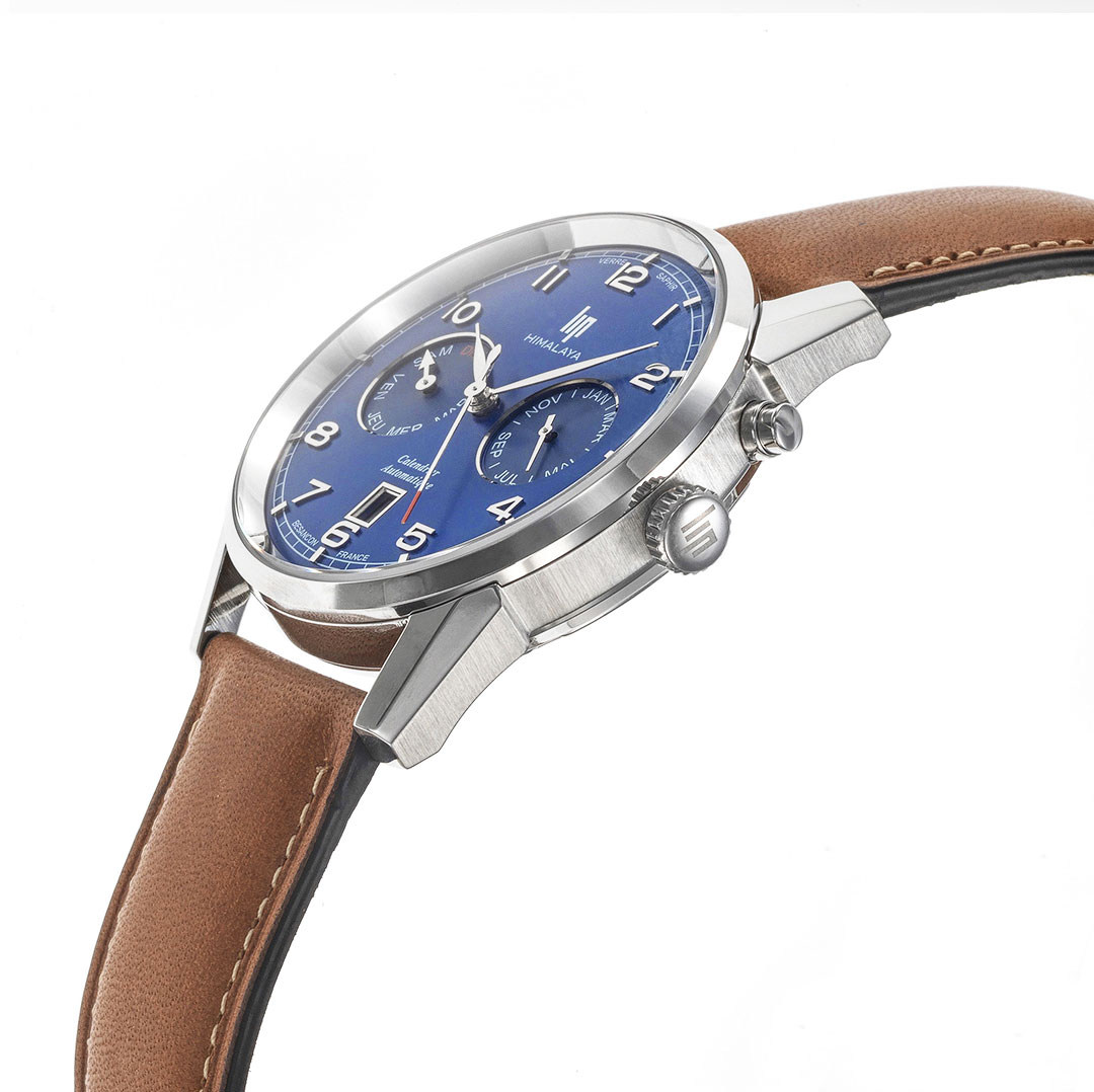 Montre LIP Calendrier Automatique 40mm Cadran Bleu – Image 2