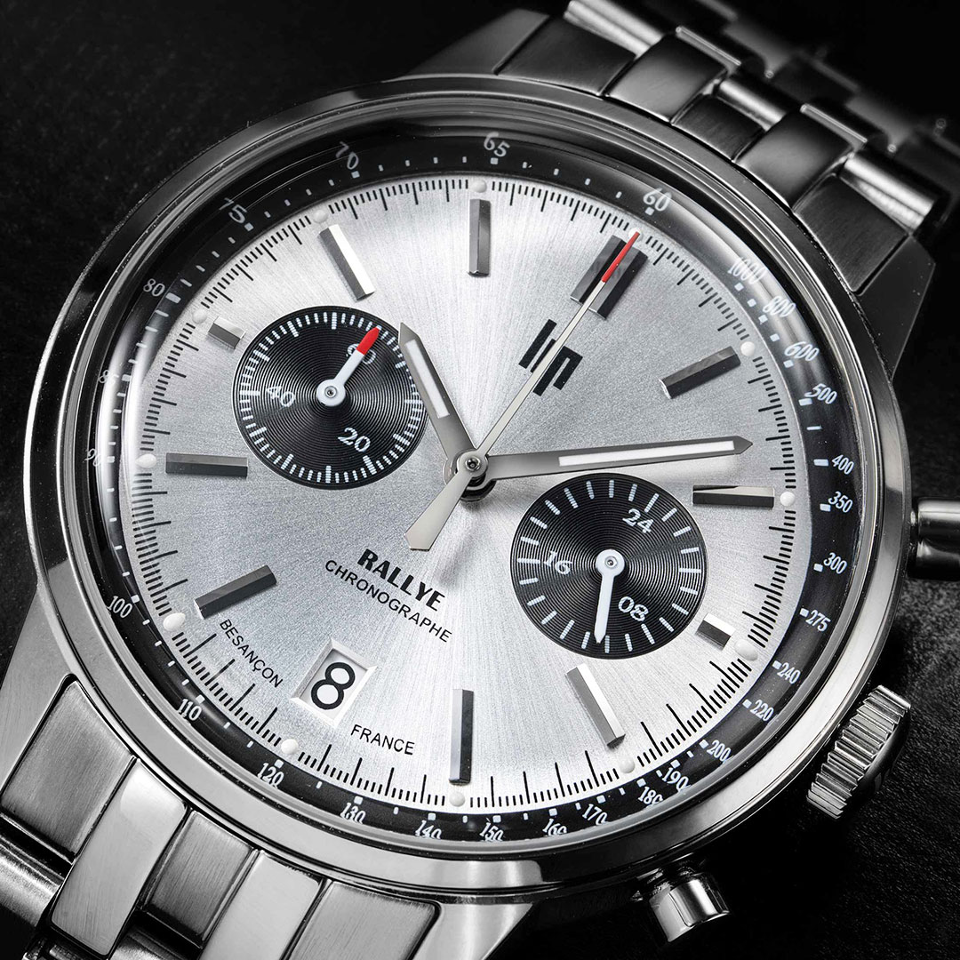 montre-lip-rallye-acier-caran-argent-671815 lip rallye hybride