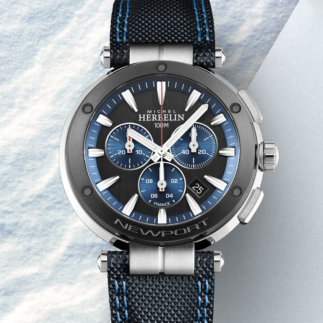 montre-herbelin-newport-chrono-37688AG65 Monter Newport Chrono