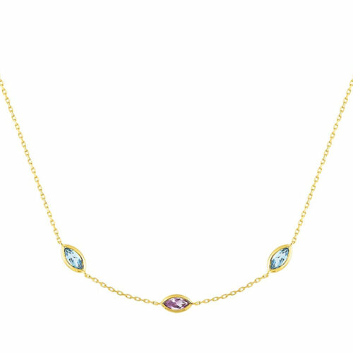Collier Pierres de couleurs