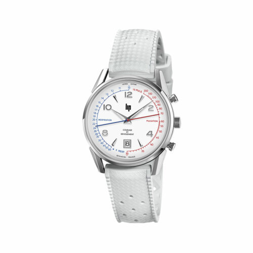 Montre femme lip courage blanc