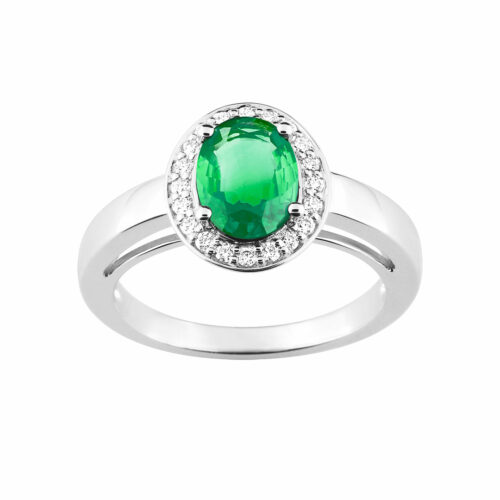 Bague de Fiançailles Emeraude