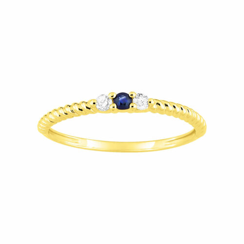 fine bague saphir