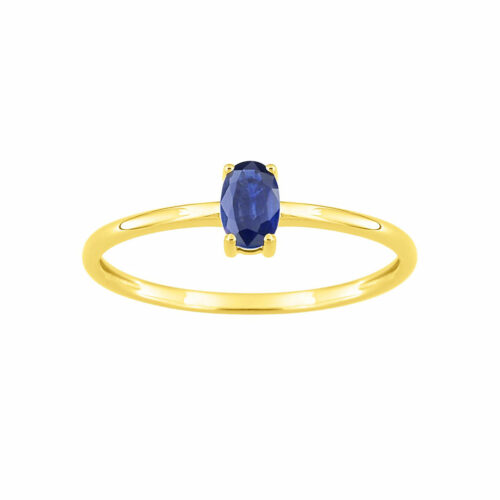 bague saphir ovale