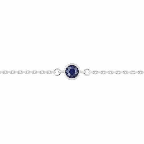 bracelet saphir or blanc
