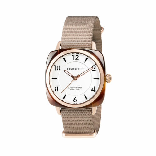 Montre Briston Clubmaster Chic Blanc Gold