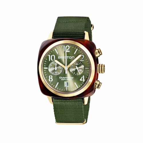 Montre Briston Clubmaster Classic Vert Or