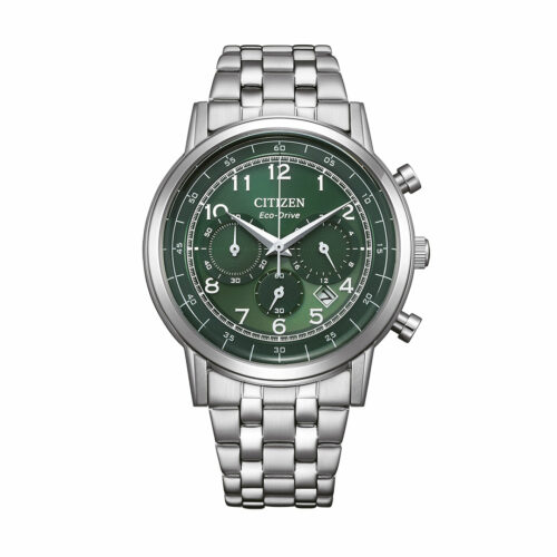 citizen chronographe vert