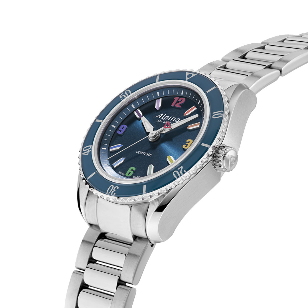 Montre Alpina comtesse Rainbow