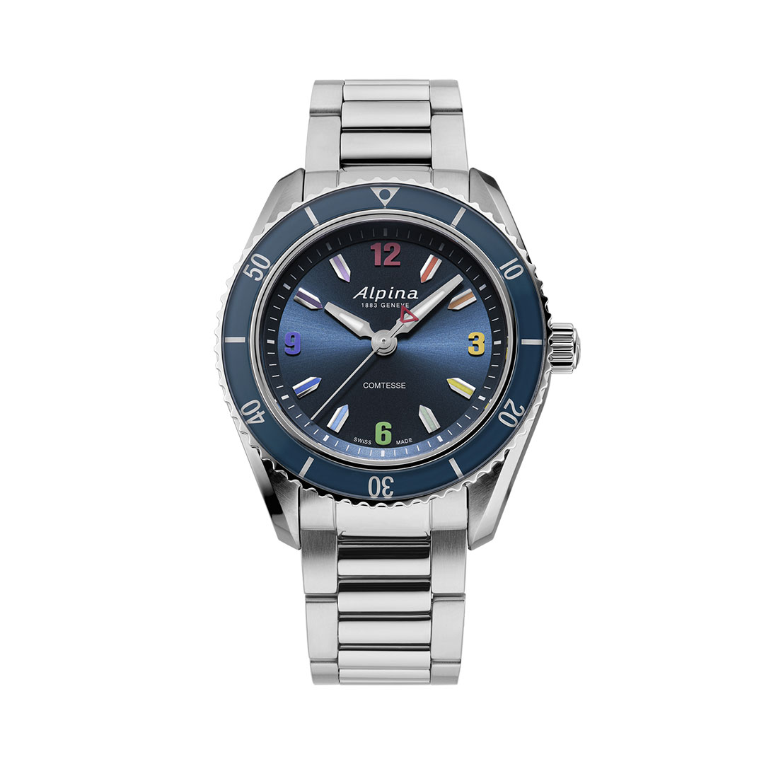 Montre-Alpina-Comtesse-Rainbow-AL-235NRB3C6B Montre Alpina Comtesse Sport Rainbow AL-235NRB3C6B