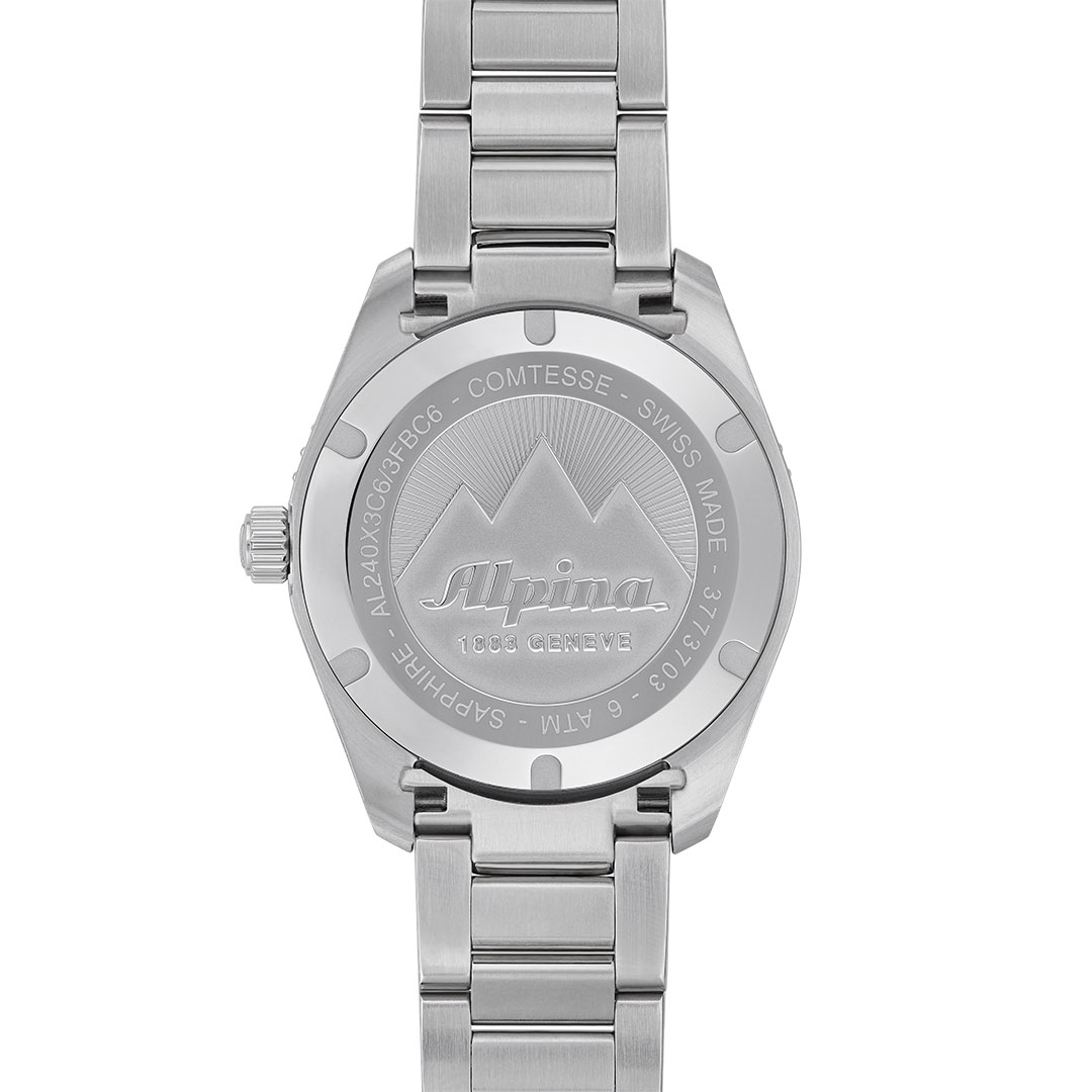 Montre Alpina Alpiner Comtesse Acier Cadran Blanc AL-240S3NC6B – Image 3
