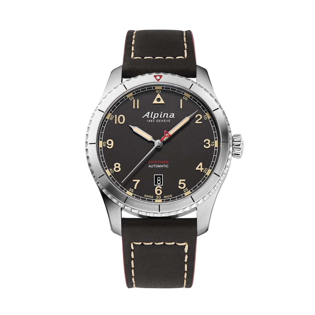 Montre Alpina Startimer Pilot Noir AL-525BBG4S26