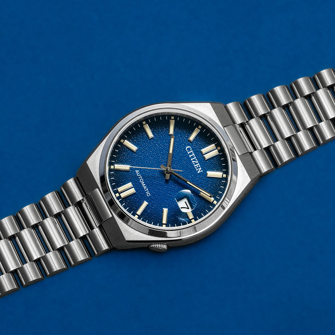 NJ0151-88L-citizen-Montre-Tsuyosa-Vintage-Blue-5 Montre Citizen Tsuyosa Bleu Automatique NJ0151-88L