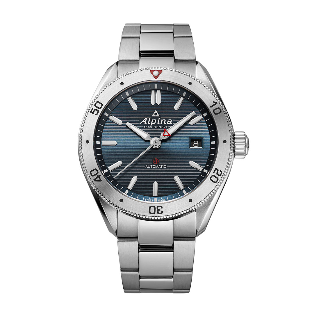 Montre Alpina Alpiner 4 Acier Cadran Bleu AL-525NS4AQ6B