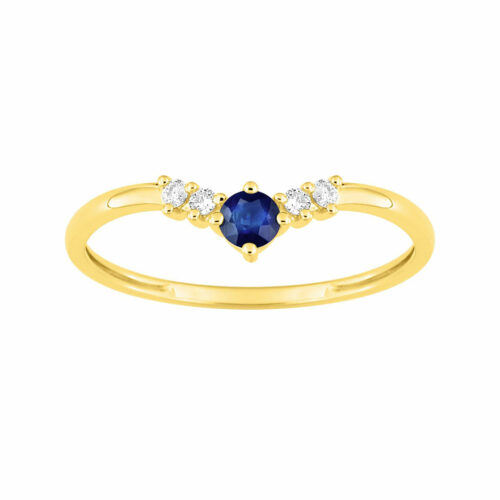 bague fine saphir