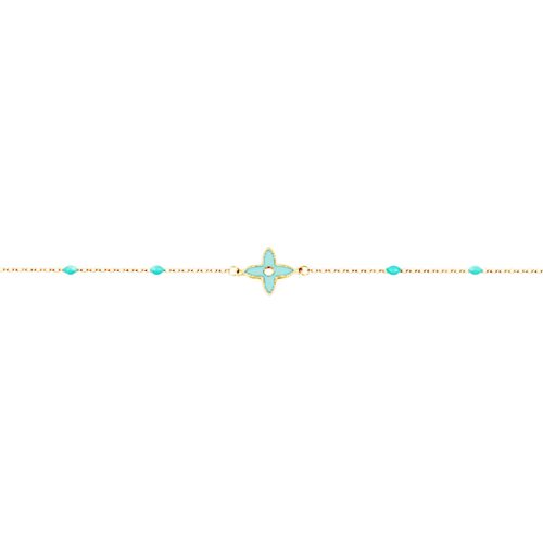 bracelet résine turquoise