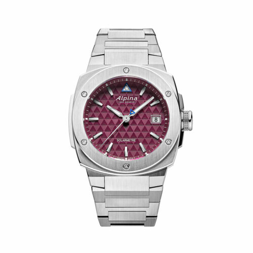Montre Alpiner Extreme Solarmetre Acier Rouge AL-140BRG3AE6B