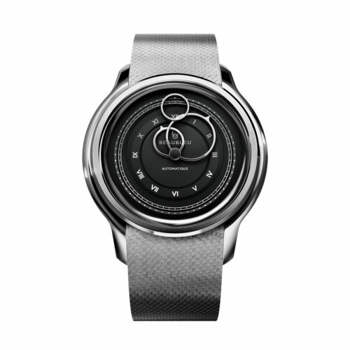 montre beaubleu graphite acier