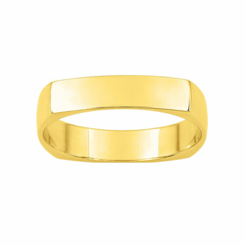 Alliance carrée or jaune