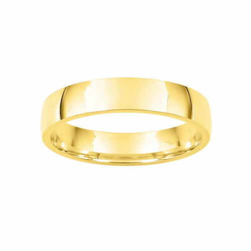 Alliance bombée or jaune 4 mm